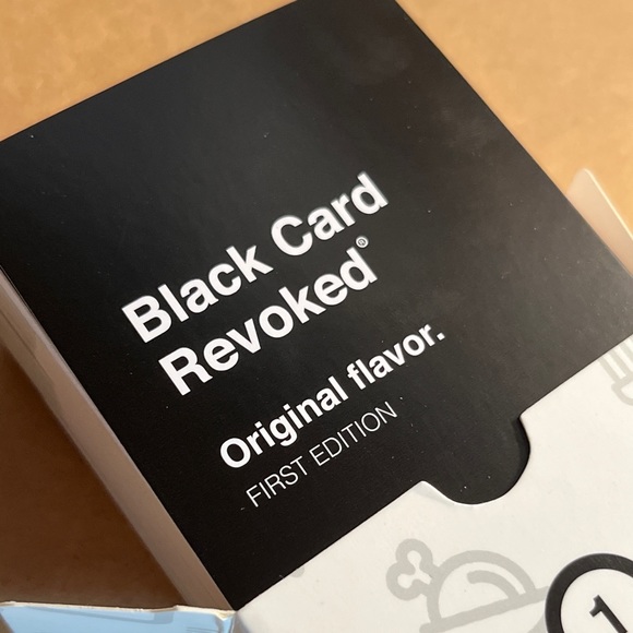 Black Card Revoked Original Flavor First Edition Card Game - Picture 3 of 8